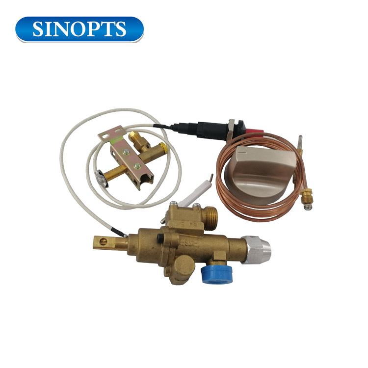 Termopar de la válvula de gas con kit de perillas