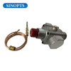 Válvula de seguridad de gas con dispositivo de protección de salida de termopoupleflame