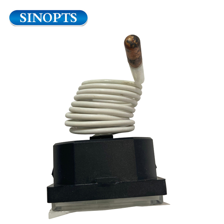 SINOPTS 0-120C Medidor de termómetro de agua cuadrada 