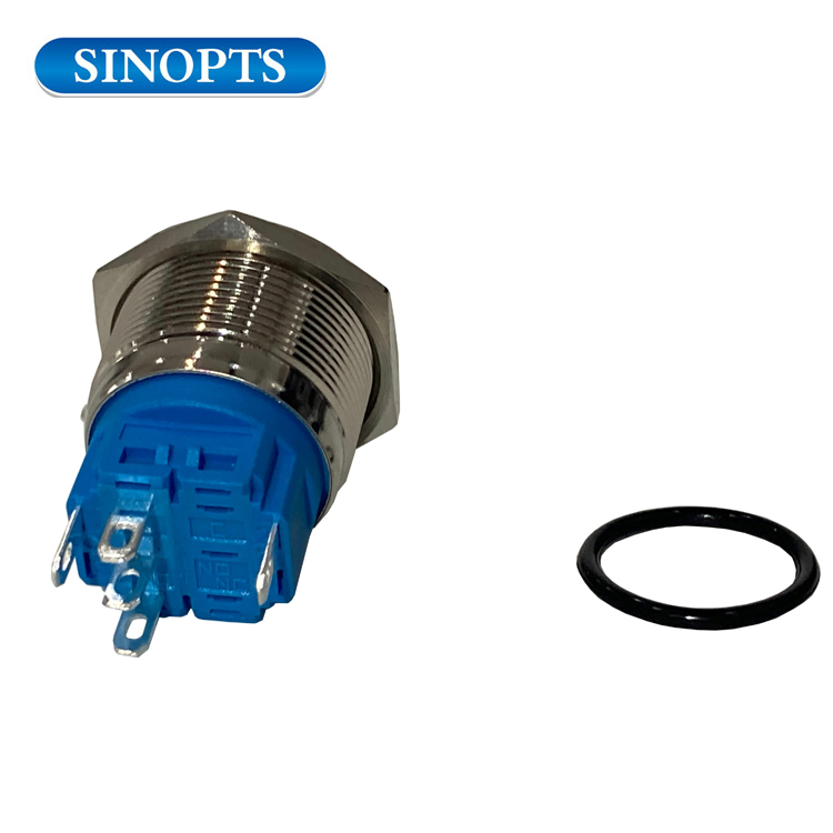  Interruptor de botón de metal de acero de acero inoxidable IP67 PUSH BOTÓN INTERRUPTOR DE LA LUZ