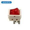 16V 250AC 4 pin Interruptor de tipo de barco LED