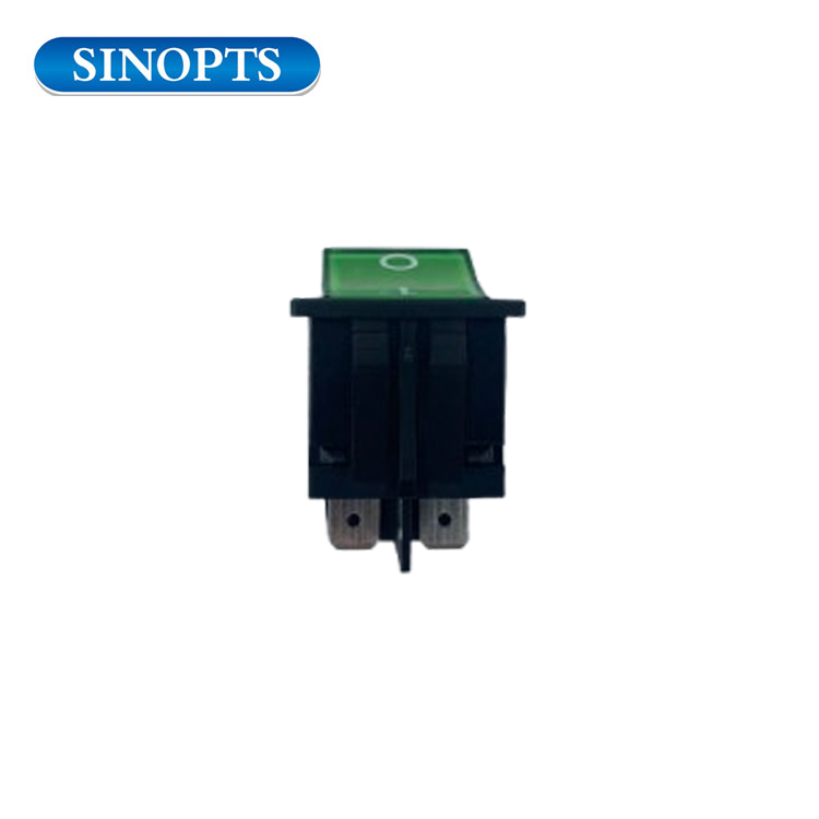 Sinopts rocker switch verde
