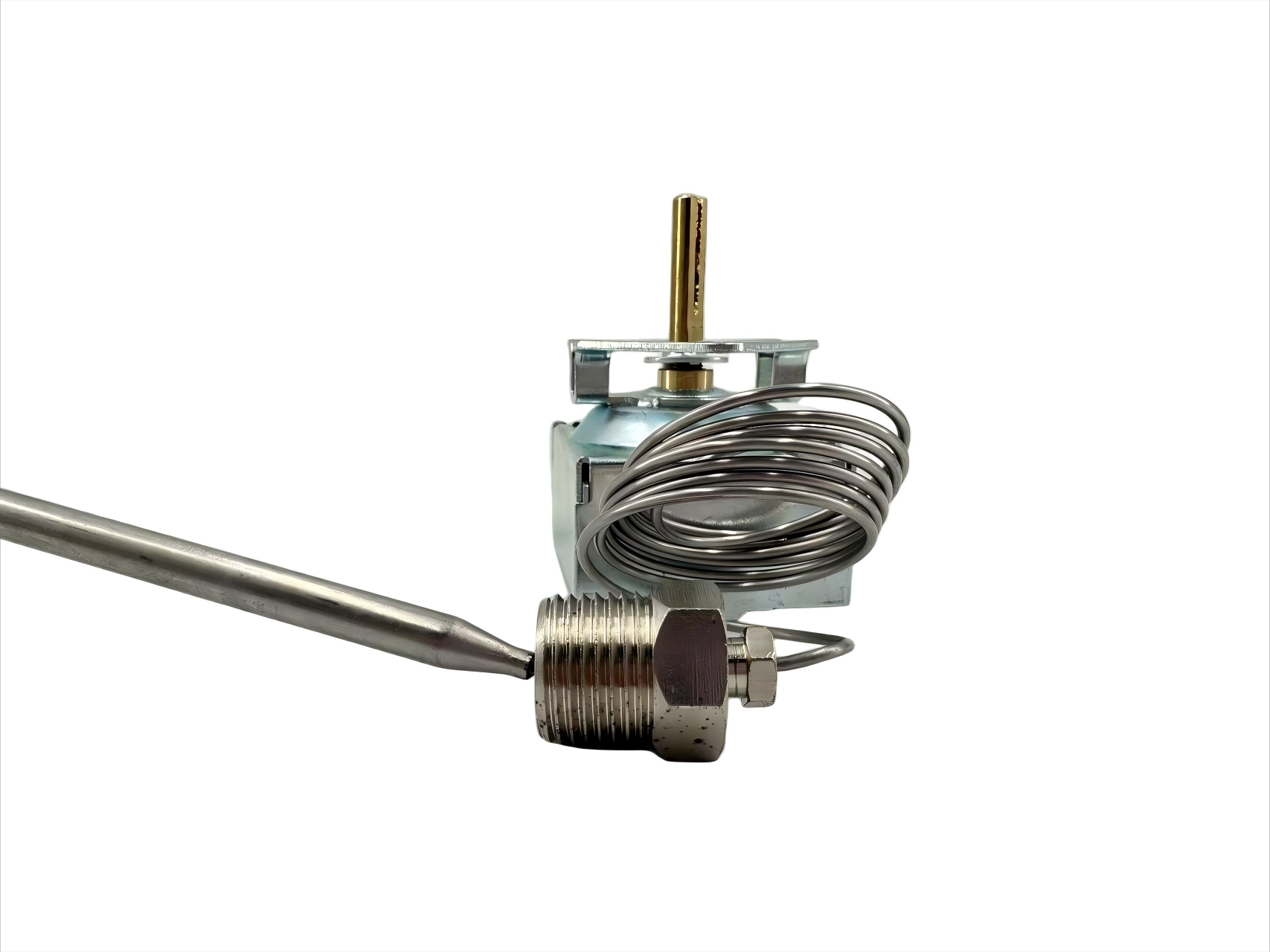 Válvula termostática de acero inoxidable duradera para freidora de gases de vida larga con piezas de estufa esenciales de bajo costo