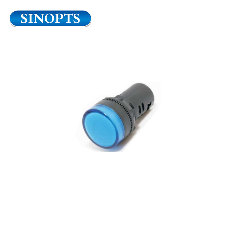 Luz indicadora de plástico LED de 22 mm de 12 V