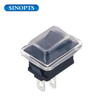 Interruptor basculante con tapa transparente