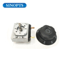 60 minutos de longitud axial Interruptor de temporizador de horno de 17 mm con perilla