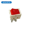 16V 250AC 4 pin Interruptor de tipo de barco LED