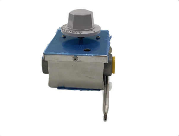 Calentador de gas y válvula termostática controlada por gas para freidora de gas con carcasa exterior