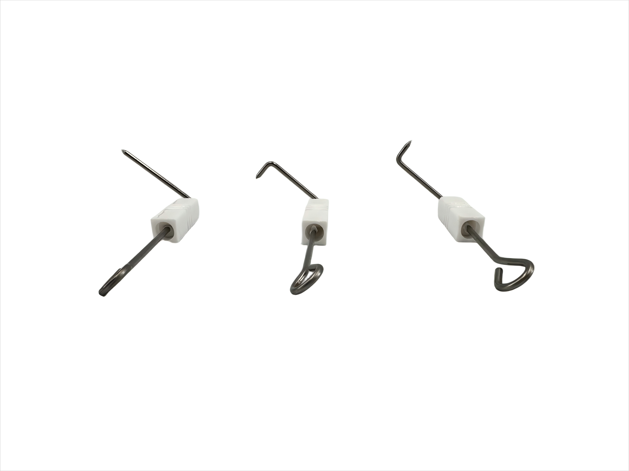 Accesorios de aguja de electrodo de estufa de gas de gas aislamiento cerámico acero inoxidable, resistente al calor y duradero, compatible con la mayoría de las marcas