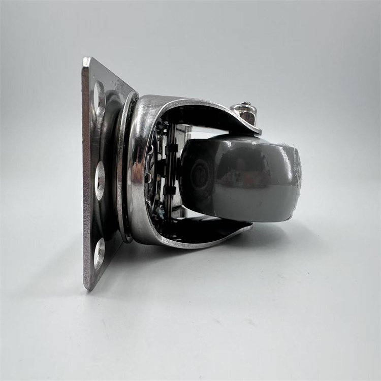 Medium de 3 pulgadas de eje único TPR-M12*30 ruedas Manual Cinturón Herramienta direccional con tornillo TPR-M12*30