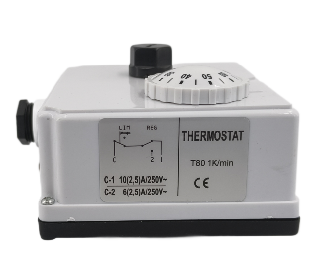 SINOPTS Interruptor de termostato con perilla ajustable para tubo de caldera