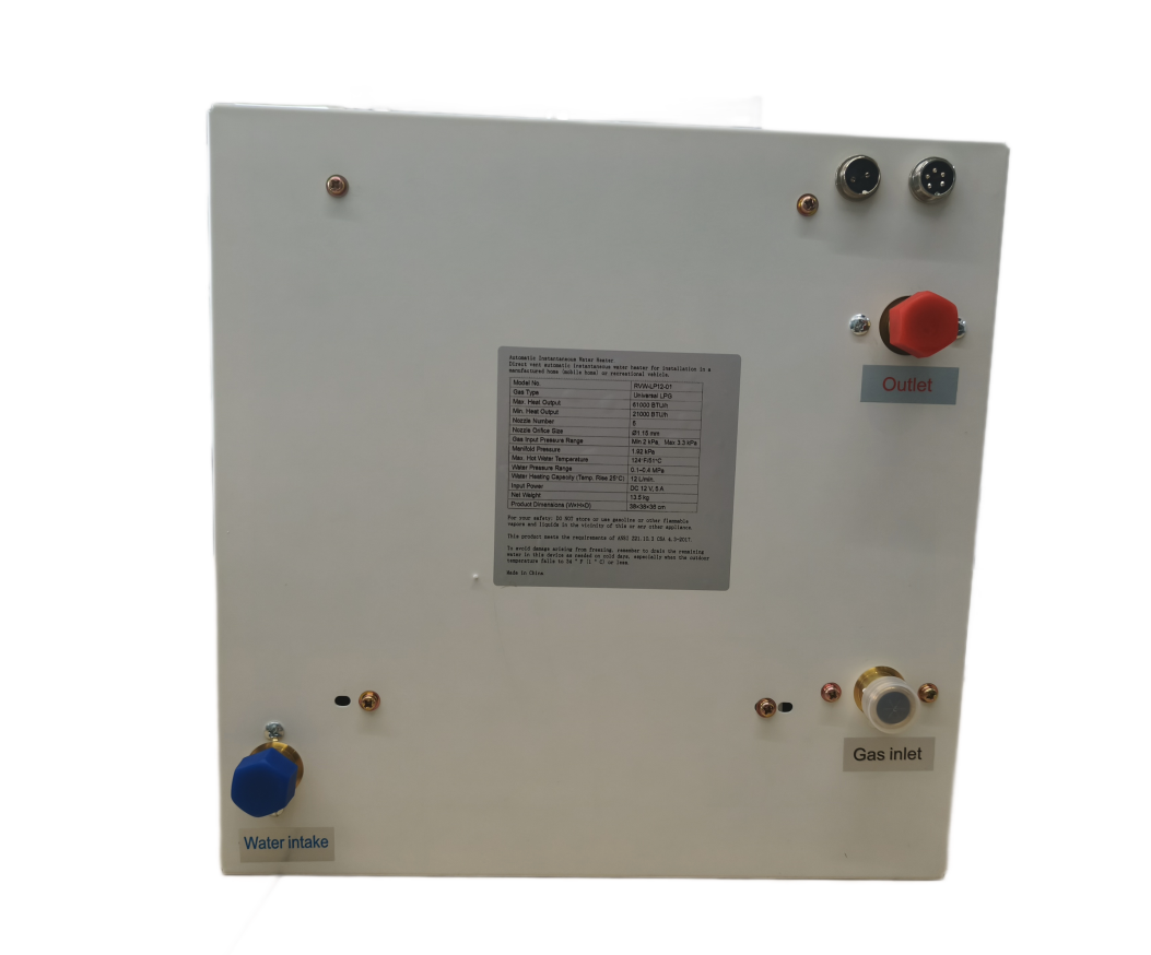 Calentador de agua para vehículos recreativos, calentador de agua instantáneo vertical de temperatura constante, calentador de agua portátil de gas licuado de petróleo