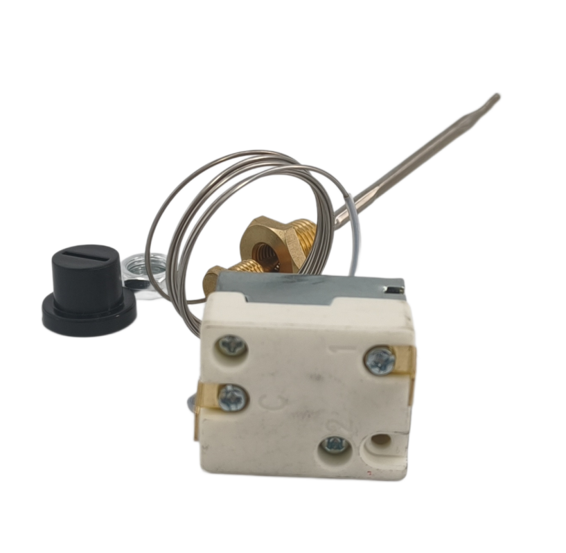 Válvula termostática SINOPTS y limitador de temperatura para freidora a gas