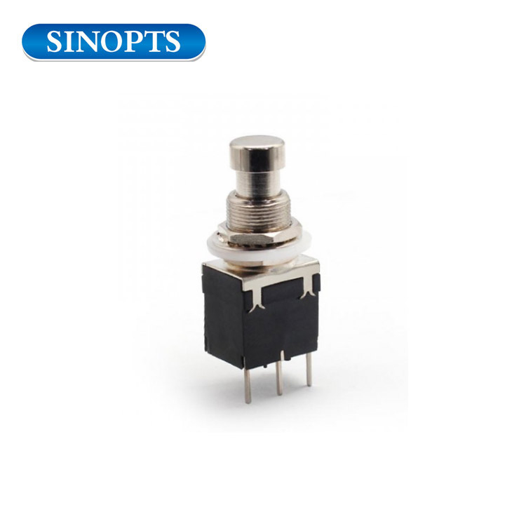 PULSADOR DE BOTÓN DE PULSADOR DE PULSADOR DE PEDAL CON ENCLAVAMIENTO DE CAJA 3 PIN