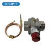 Válvula de seguridad de gas con dispositivo de protección de salida de termopoupleflame