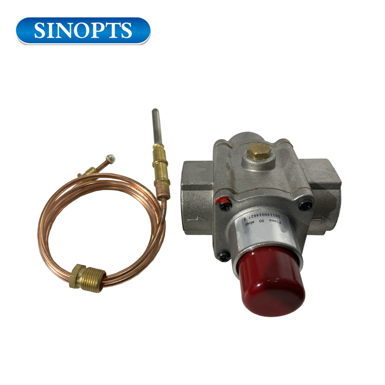 Válvula de seguridad de gas con dispositivo de protección de salida de termopoupleflame
