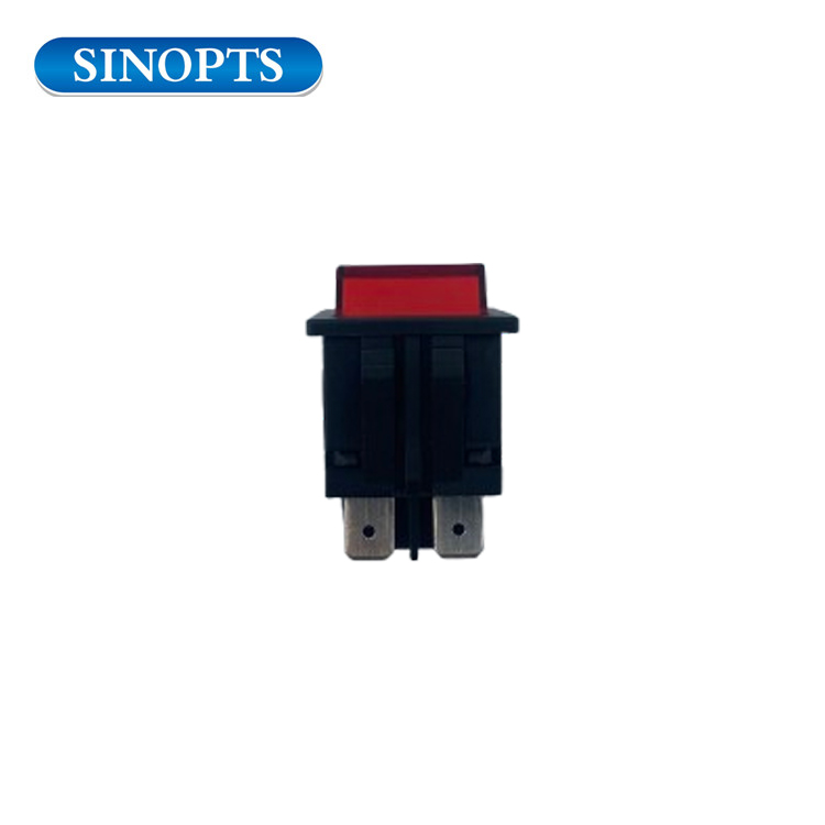 Sinopts rocker switch rojo