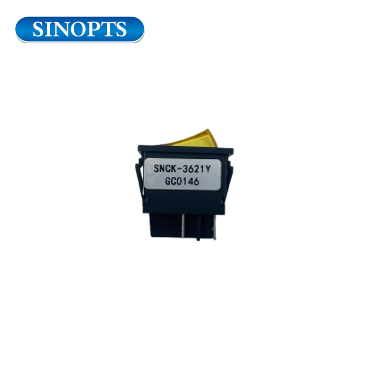 Sinopts rocker switch amarillo