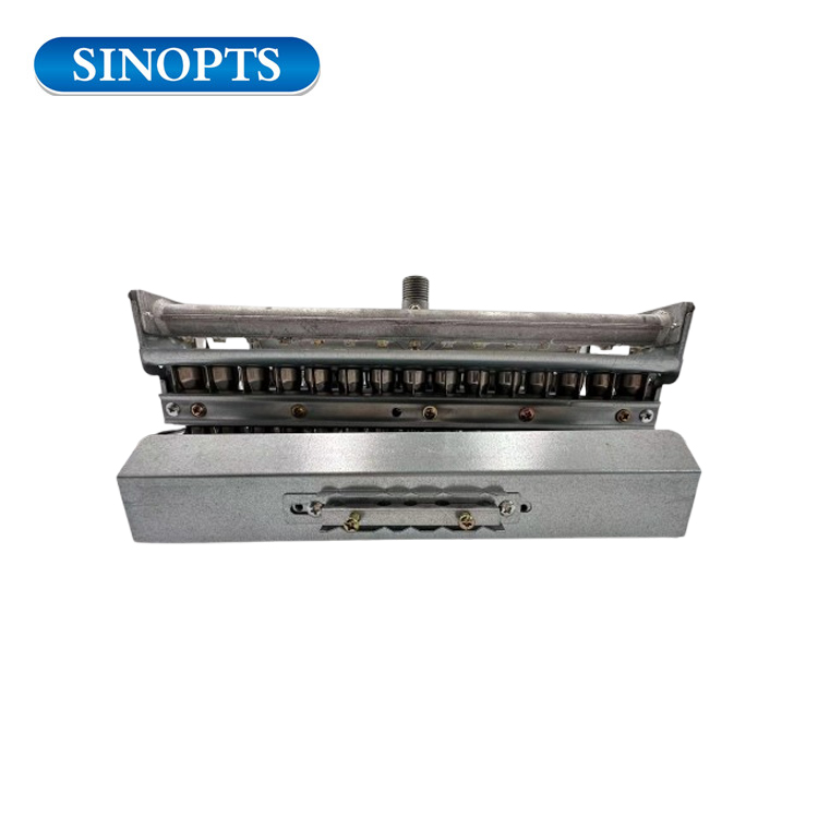 15 filas *3 piezas de quemador conector de tubo de aluminio Combustión de acero inoxidable fila de fuego