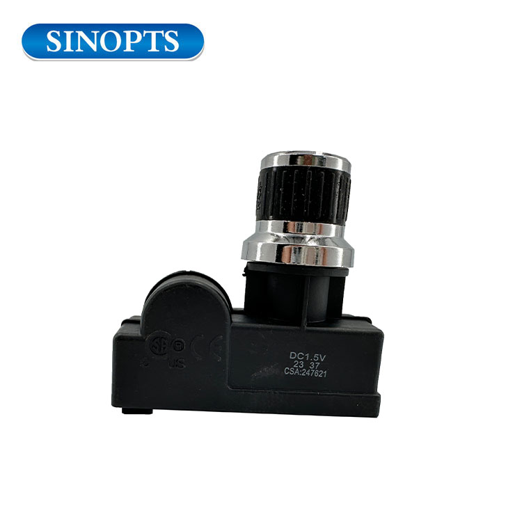 2 Outlet AA Batería Push Botton Ele Electric Igniter
