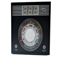Sinopts Tel96-9001K Controlador de temperatura de visualización digital Negro