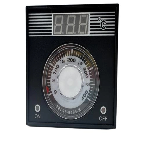 Sinopts Tel96-9001K Controlador de temperatura de visualización digital Negro