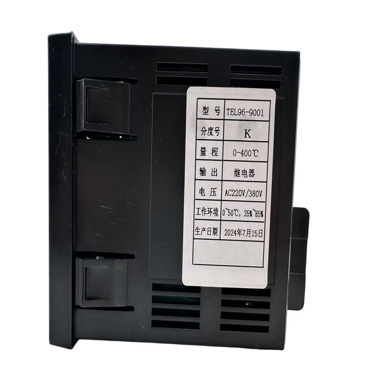 Sinopts Tel96-9001K 0-400 ℃ Controlador de temperatura de visualización digital Negro