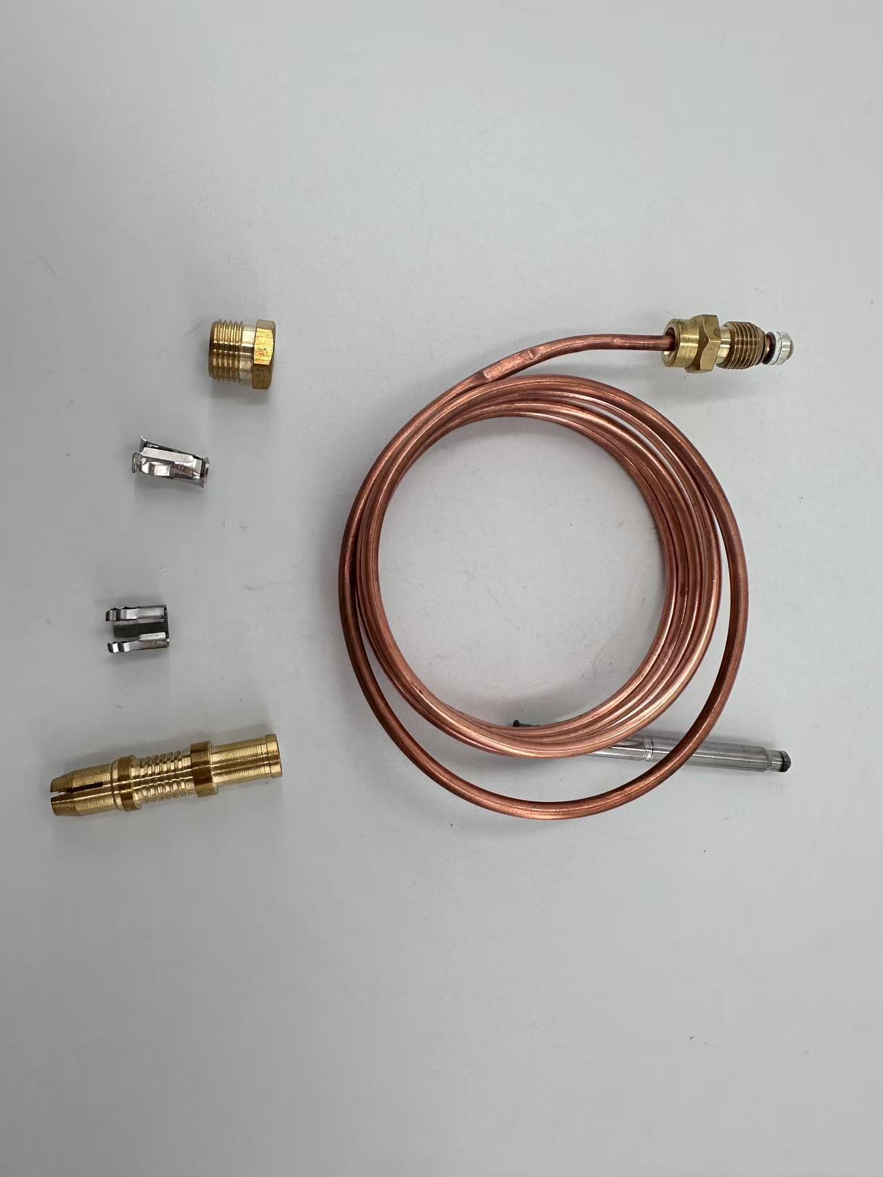 Kit de termopar de gas con tuerca de reemplazo de adaptador universal 