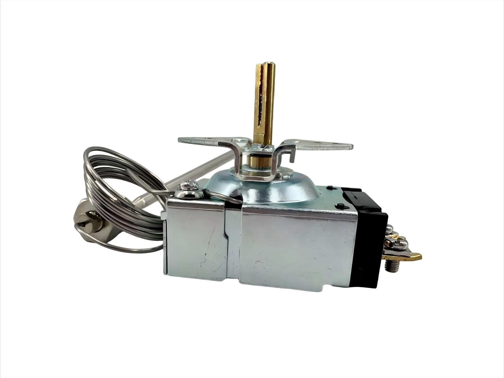 Válvula termostática de acero inoxidable duradera para freidora de gases de vida larga con piezas de estufa esenciales de bajo costo