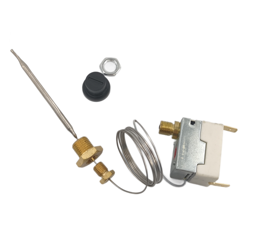 Válvula termostática SINOPTS y limitador de temperatura para freidora a gas