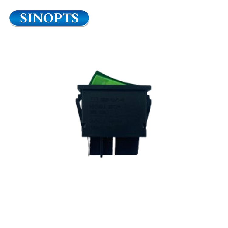 Sinopts rocker switch verde