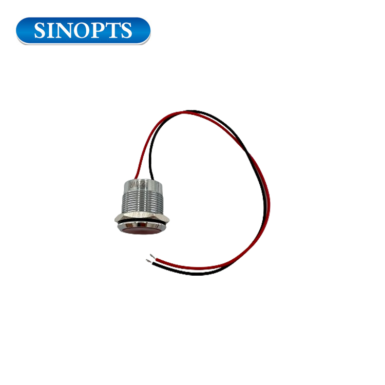 IP65 Botón Rojo impermeable de 19 mm 