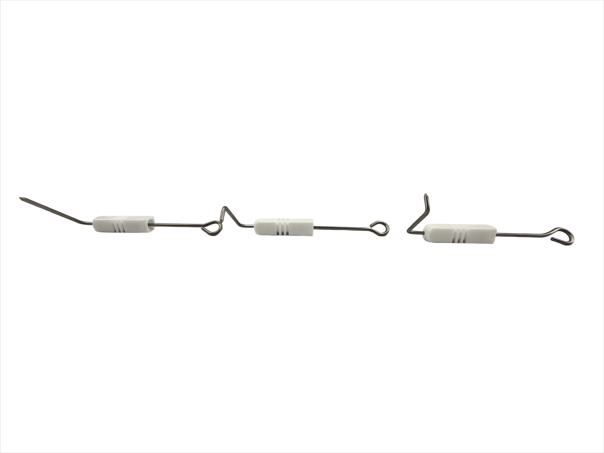 Accesorios de aguja de electrodo de estufa de gas de gas aislamiento cerámico acero inoxidable, resistente al calor y duradero, compatible con la mayoría de las marcas