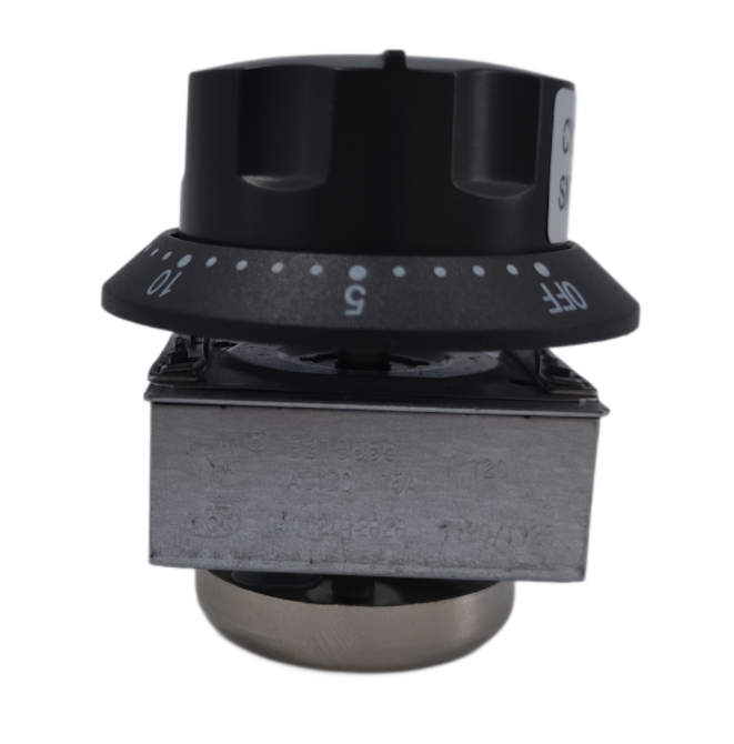 SINOPTS Temporizador de horno de 30 minutos con pomo, horno eléctrico regulable