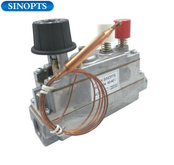 Válvula de control de gas combinada automática multifuncional Arbat 40-90 ℃
