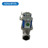 Gas de 24 VDC Gas o gas natural Válvula de control del interruptor de solenoide electromagnético de doble polo