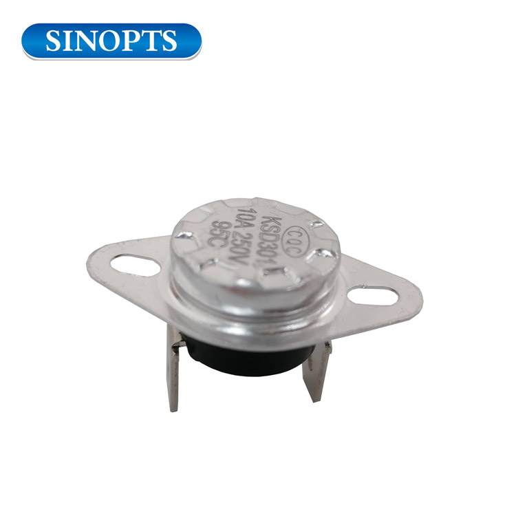 KSD301 10A 250V 95C Interruptor térmico bimetal