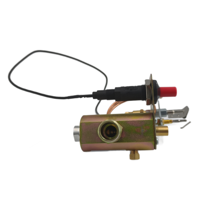 Válvula de control del sistema del quemador de repuestos del calentador de gas, con quemador piloto de encendedor piezoeléctrico