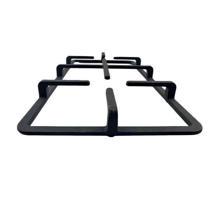Soporte de la placa de gas de hierro fundido de dos quemadores con soporte de wok para cocción al aire libre y accesorios para la parrilla y la parrilla de cocción al aire libre
