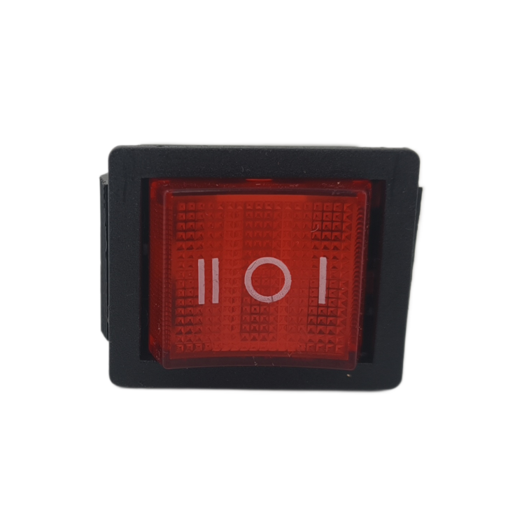 Interruptor basculante compacto rojo de alto rendimiento Sinopts