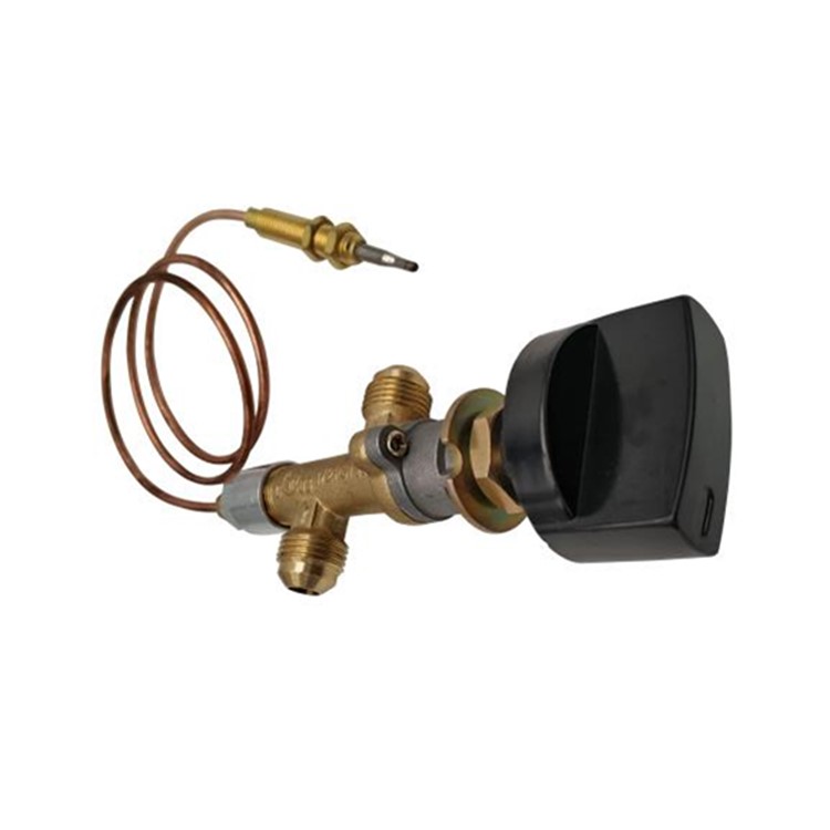 Propano LPG Gas Fire Pit Control Válvula de seguridad Falla de la llama Dispositivo Válvula de calentador de gas con termopar y perilla