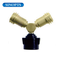 Y tipo de alkane Brass Tee Connection 