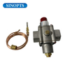 Válvula de seguridad de gas con dispositivo de protección de salida de termopoupleflame