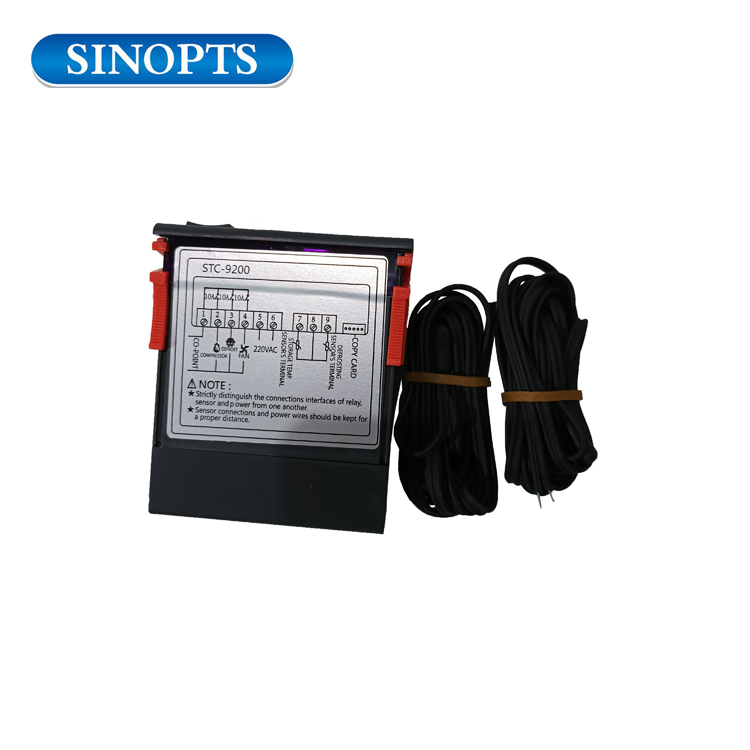 Controlador de temperatura de microcomputador de ventilador de refrigeración STC-9200