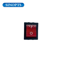 Sinopts rocker switch rojo