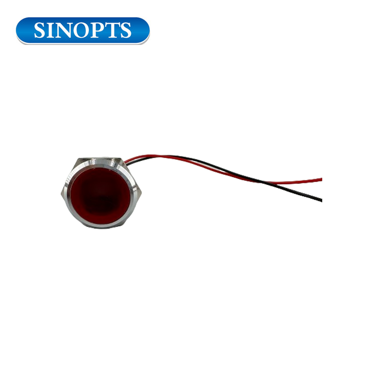 IP65 Botón Rojo impermeable de 19 mm 