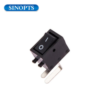 Mini interruptor basculante de pie curvo para impresora