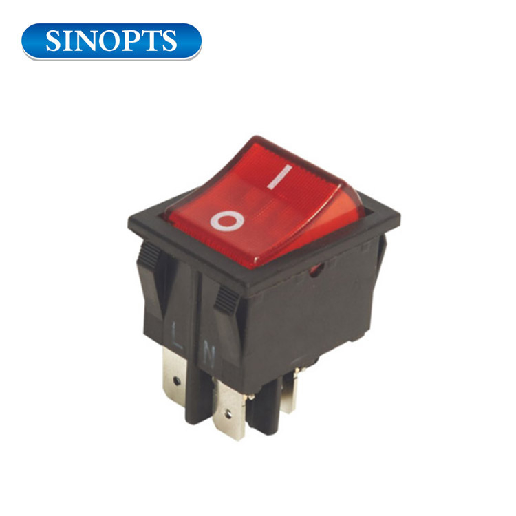 Switch Rocker de la fuente de alimentación de potencia de alimentación de 250 V CA 