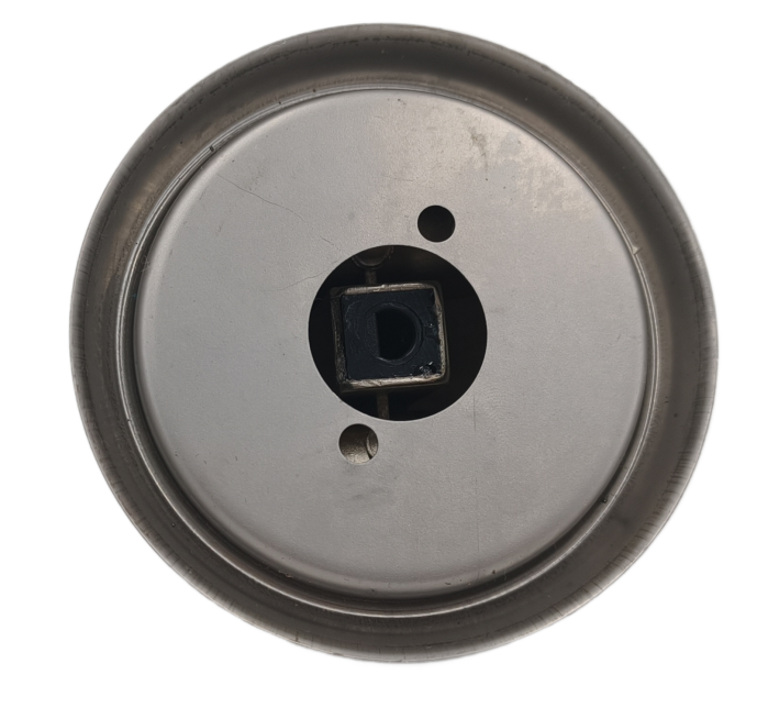 Pomo metálico para estufa de gas con base SINOPTS de 57 mm de diámetro