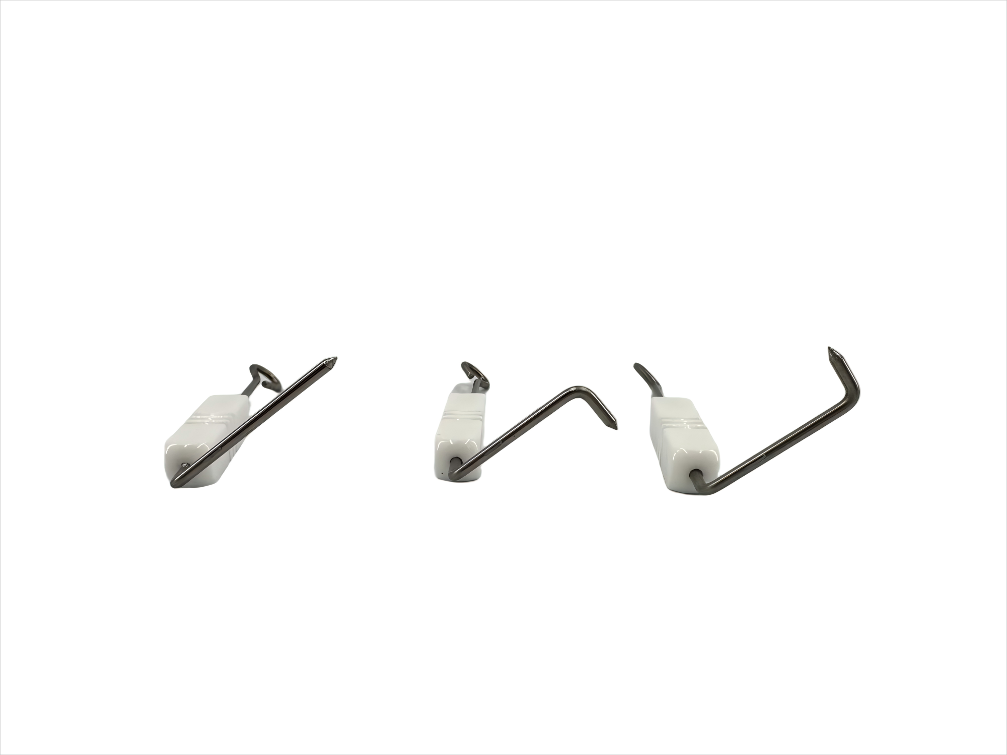 Accesorios de aguja de electrodo de estufa de gas de gas aislamiento cerámico acero inoxidable, resistente al calor y duradero, compatible con la mayoría de las marcas